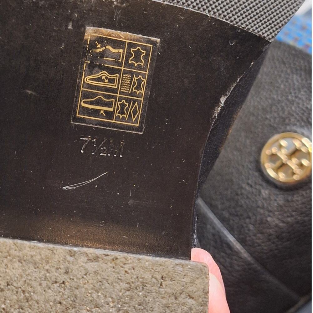 Tory Burch Black Heeled Boots - Picture 11 of 13